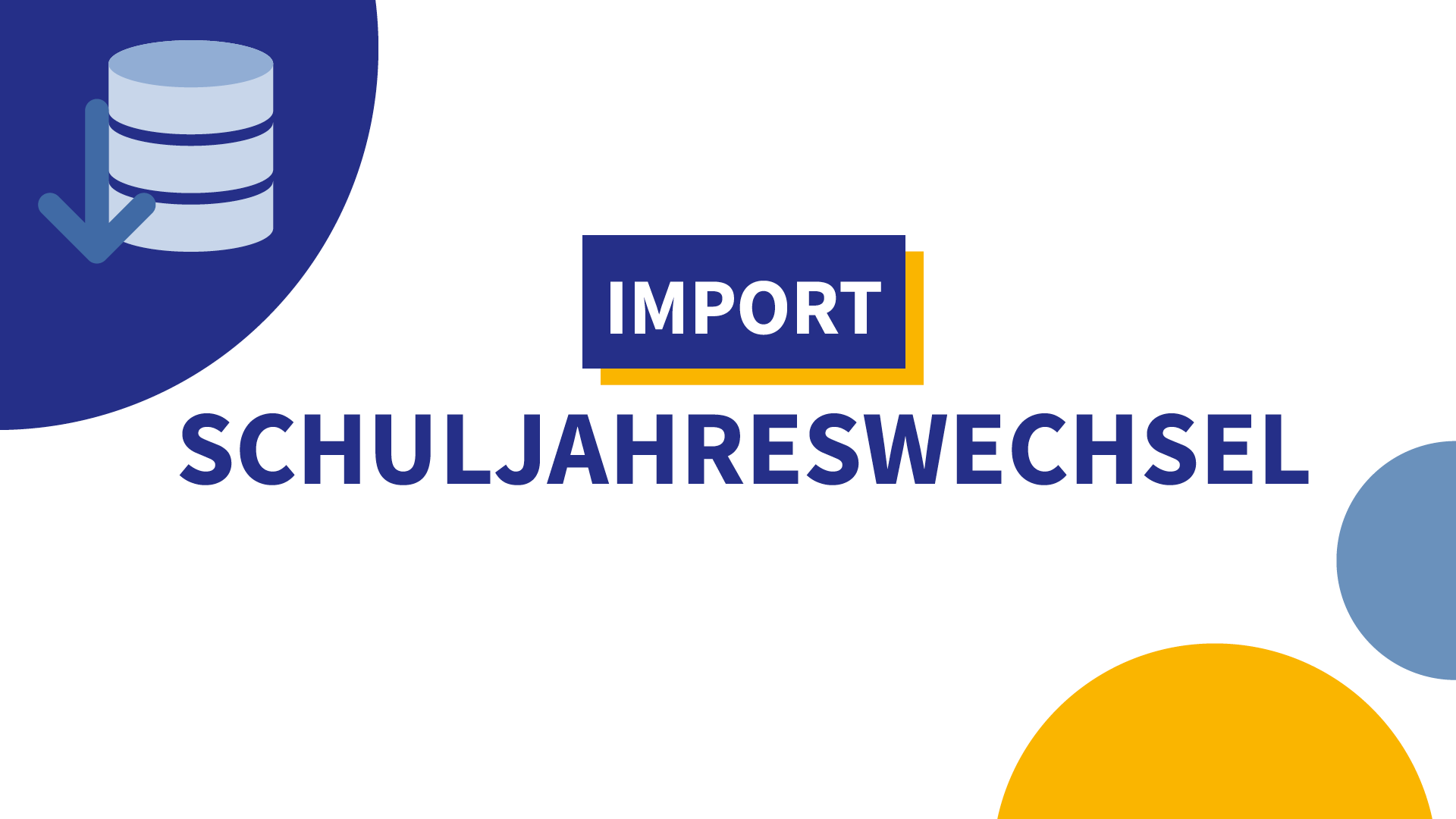 Benutzerimport zum Schuljahreswechsel (Versetzungen & Co.) mit dem IServ-Import-Modul