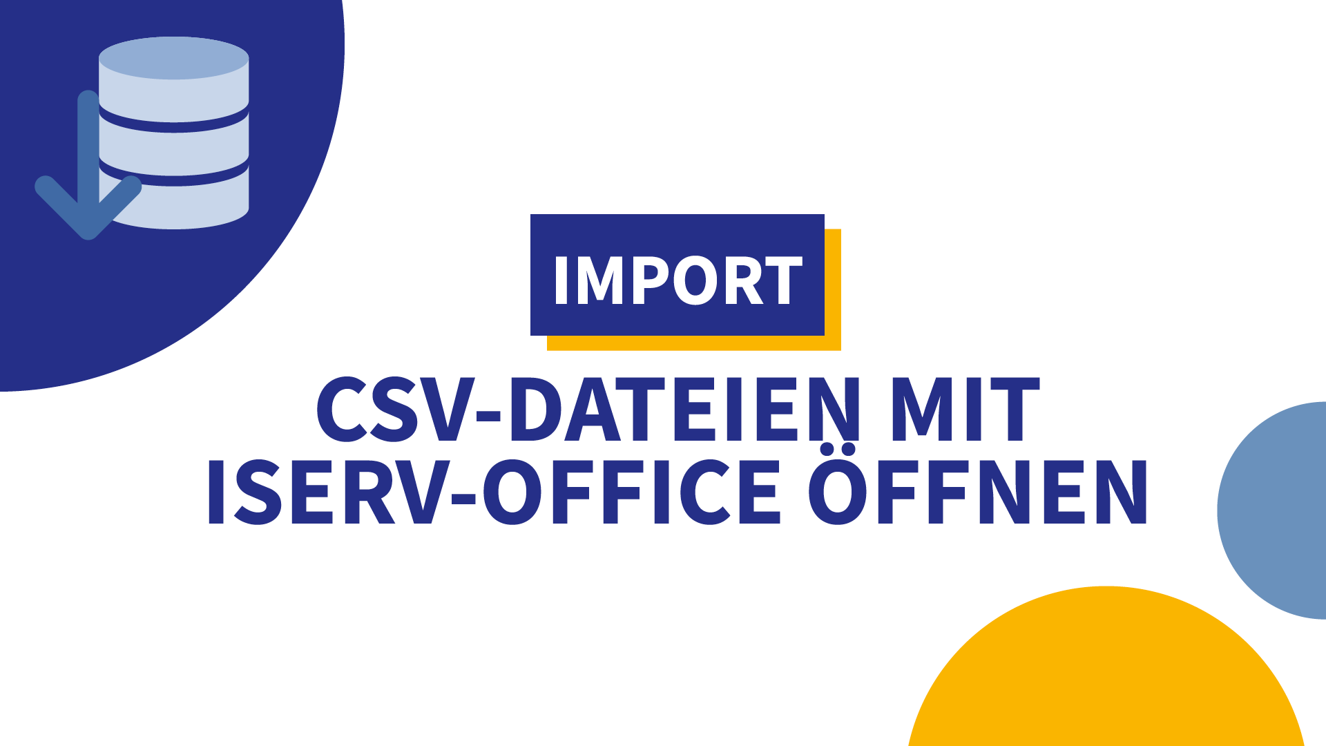 CSV-Dateien mit IServ-Office richtig öffnen und speichern – in Vorbereitung für den IServ-Import
